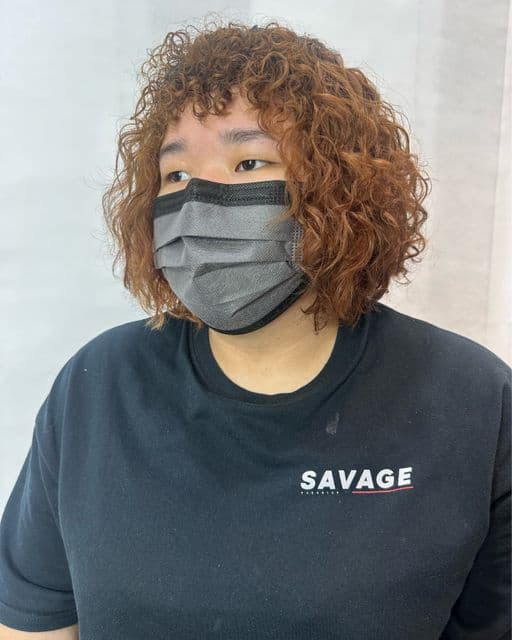 女生短髮、短瀏海、女生染髮