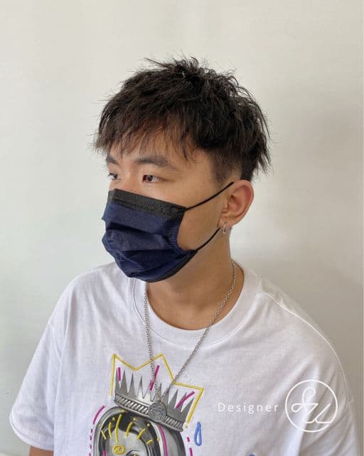 男生短髮、長瀏海、男生燙髮