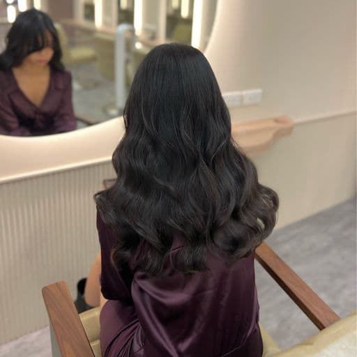 女生長髮、長瀏海、女生燙髮
