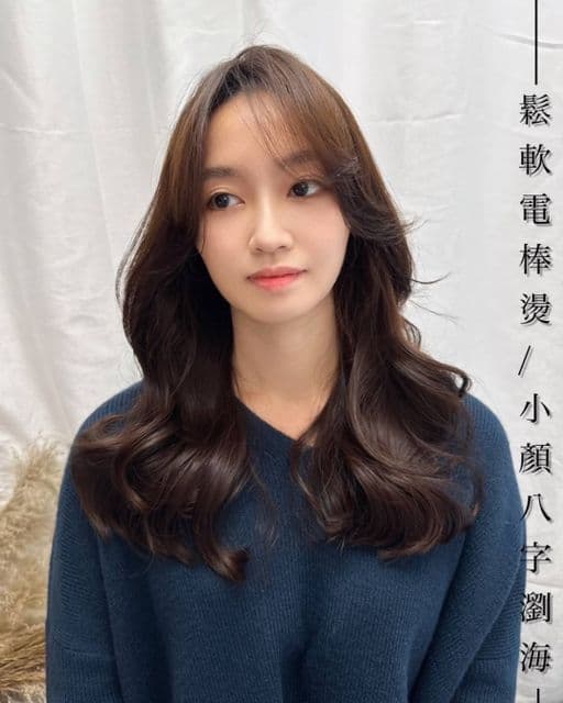 女生長髮、女生燙髮、溫塑燙