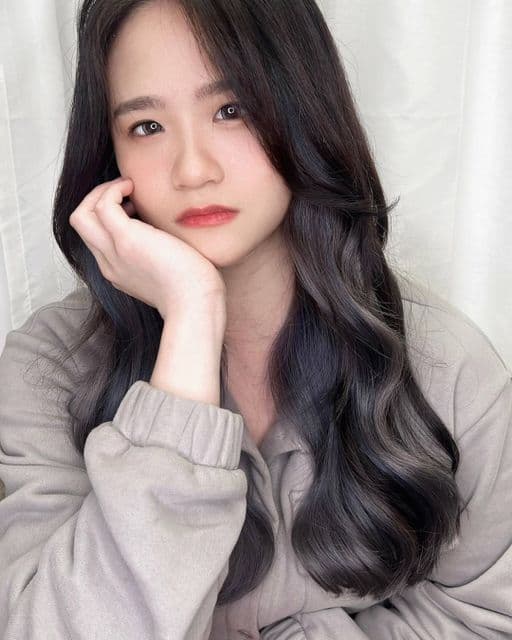 女生中長髮、女生染髮、不用漂髮