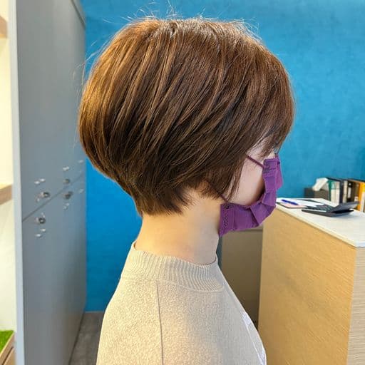 女生短髮、短瀏海、女生染髮
