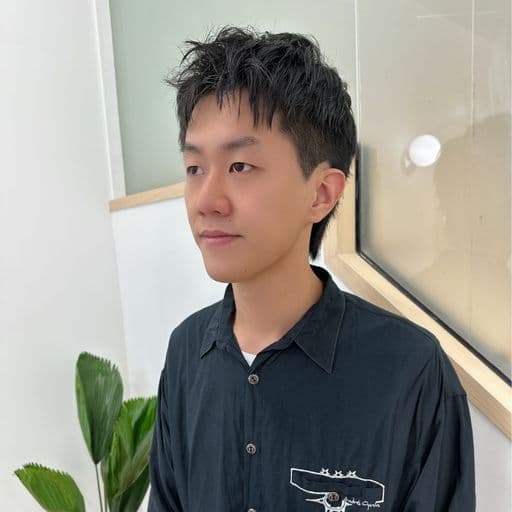 男生中長髮、長瀏海、長臉