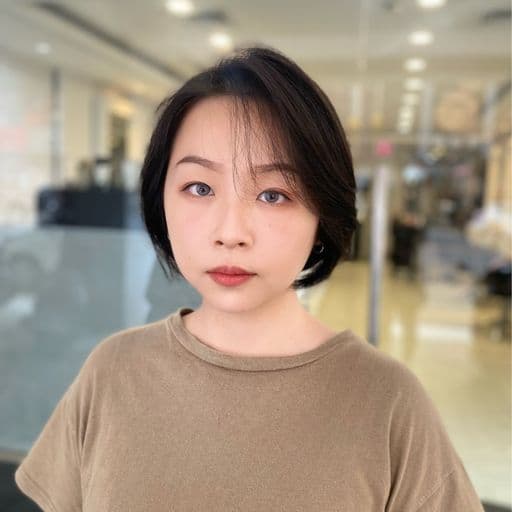 女生短髮、長瀏海、精靈短髮