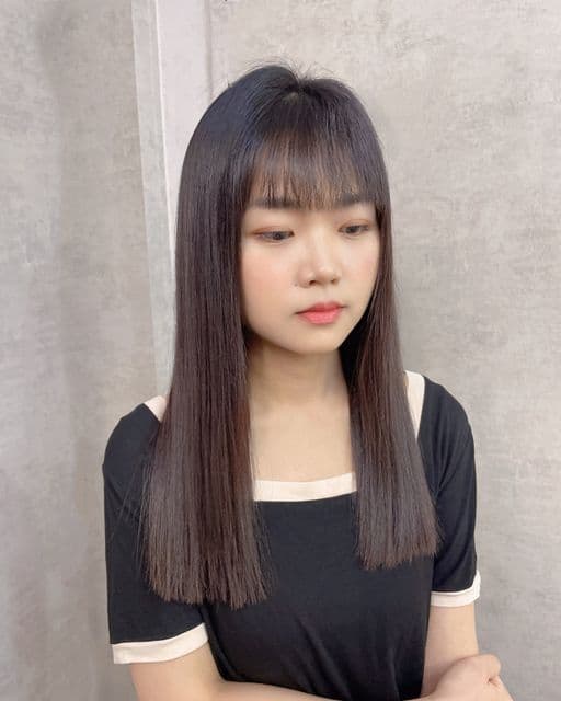 女生長髮、女生燙髮、燙直