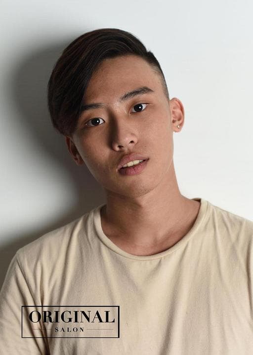 男生短髮、歐美感、油頭