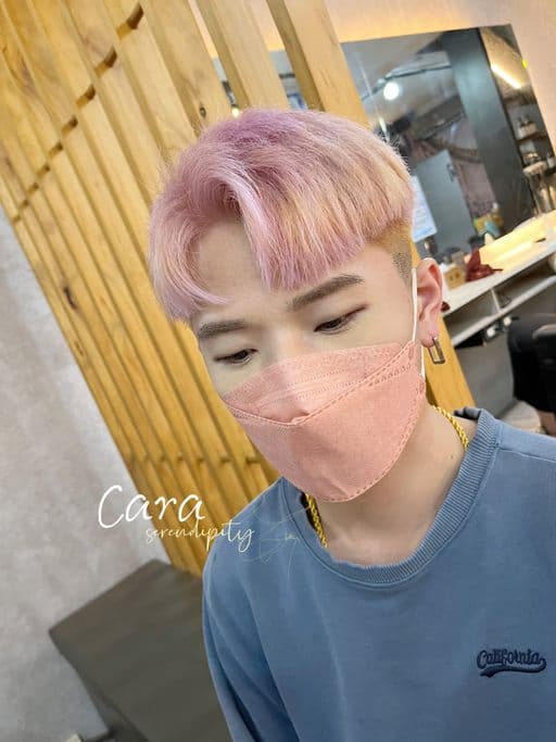 男生短髮、短瀏海、男生染髮