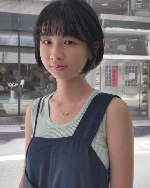 女生短髮、俐落短髮、撩耳齊短髮