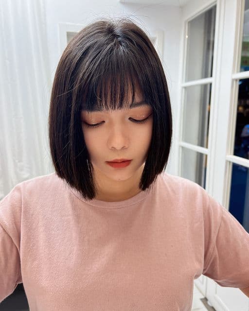 女生短髮、一刀切、個性感女生短髮
