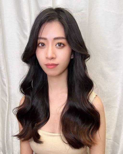 女生長髮、女生燙髮、溫塑燙