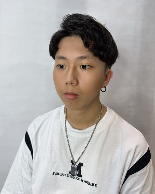 男生短髮、男生燙髮、冷燙