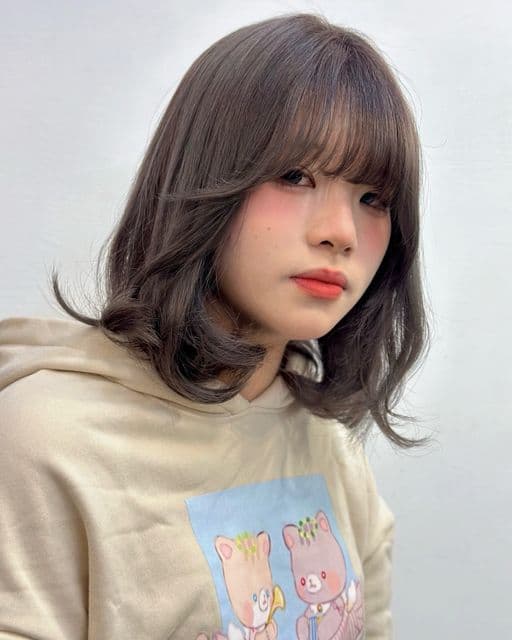 女生短髮、長瀏海、女生染髮