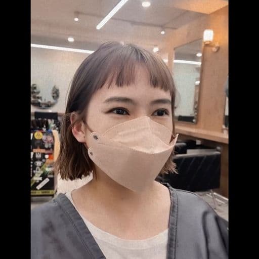 女生短髮、短瀏海、女生染髮