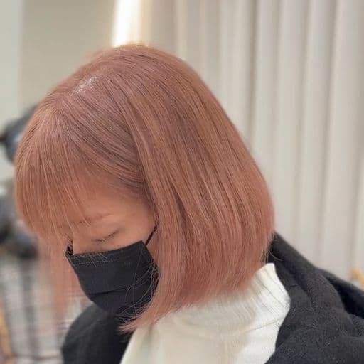 女生短髮、短瀏海、女生染髮
