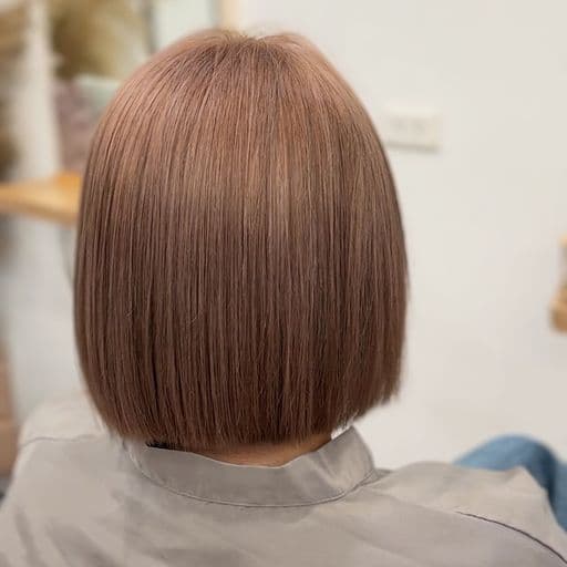 女生短髮、長瀏海、女生染髮