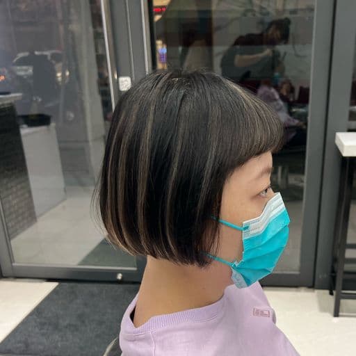 女生短髮、短瀏海、女生染髮