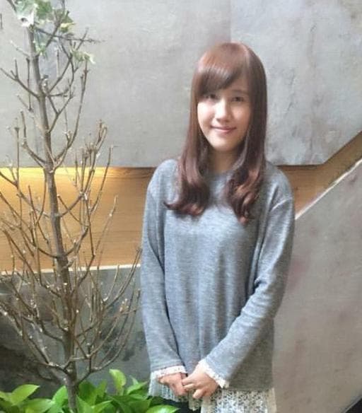 女生長髮、染髮、質感