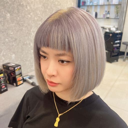 女生短髮、女生染髮、漂色