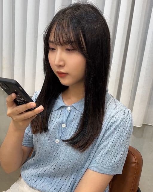 女生長髮、女生燙髮、燙直