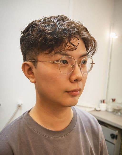 男生韓系紋理燙、紳士波紋卷、男生短髮