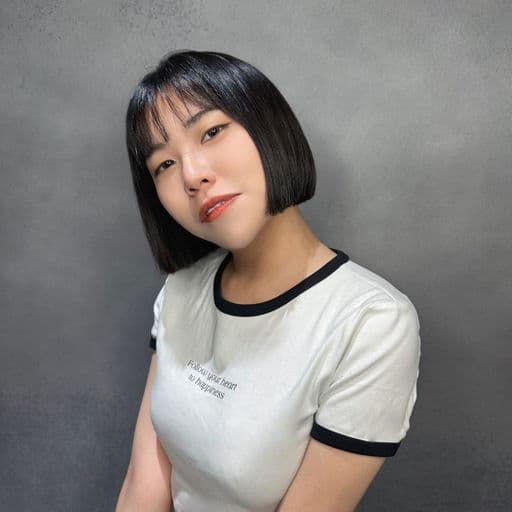 女生短髮、短瀏海、女生燙髮