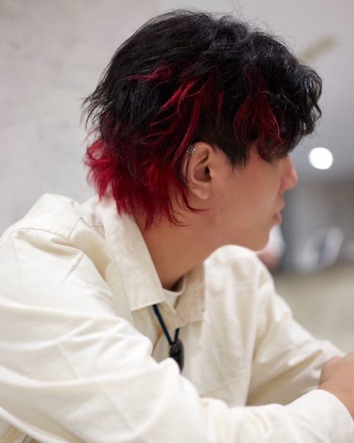 男生短髮、男生染髮、漂色