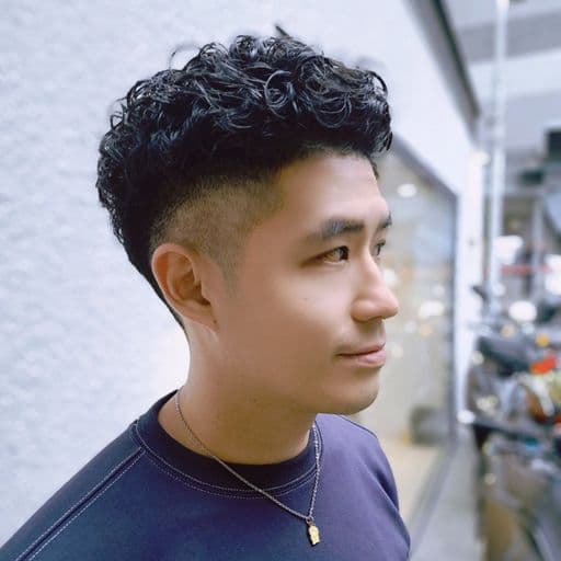 男生短髮、男生燙髮、冷燙