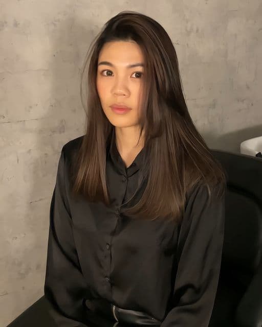 女生長髮、長瀏海、女生染髮