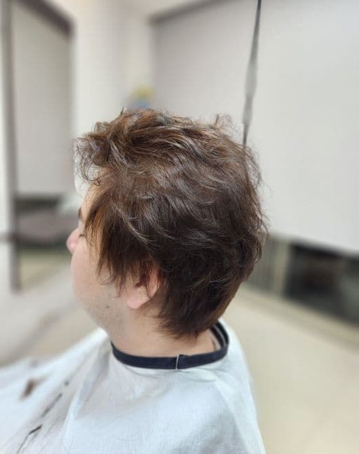 男生韓系紋理燙、男生捲髮、韓系男生燙髮