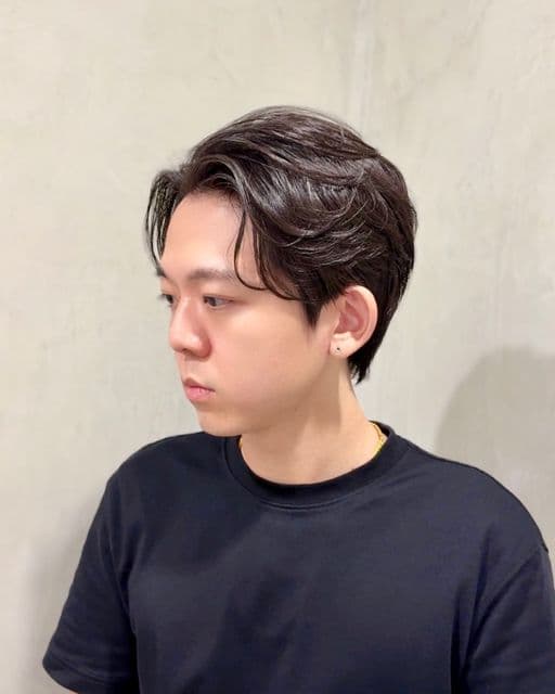 男生短髮、男生韓系燙髮、男生紋理剪裁