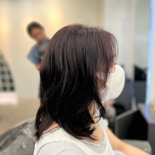 女生長髮、短瀏海、女生染髮