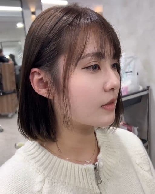 女生短髮、短瀏海、女生染髮