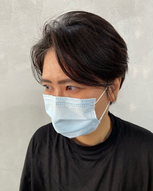 女生短髮、長瀏海、女生染髮