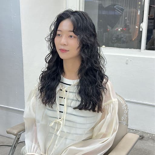 女生長髮、長瀏海、女生燙髮
