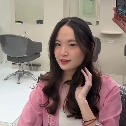 女生長髮、長瀏海、女生燙髮