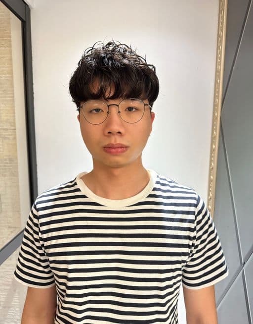 男生短髮、男生燙髮、冷燙