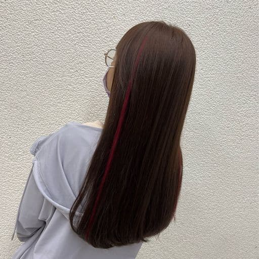 女生長髮、短瀏海、女生染髮