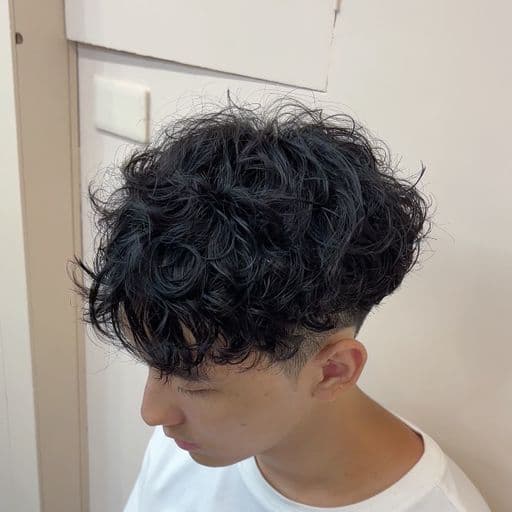 男生短髮、男生燙髮、冷燙