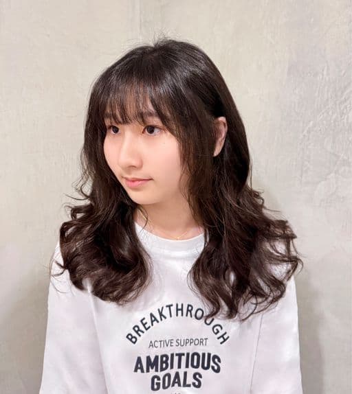 女生長髮、韓系捲度、女生捲髮