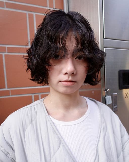 女生短髮、女生燙髮、溫塑燙