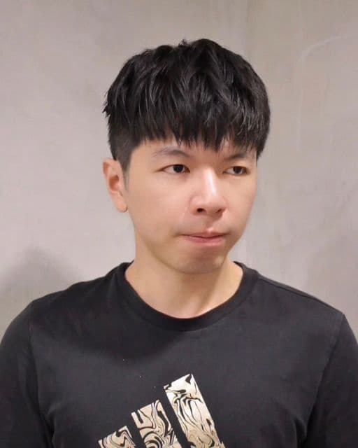 男生短髮、粗硬髮、男生Undercut