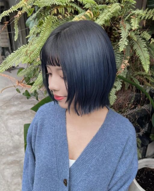 女生短髮、日系短髮、一刀切