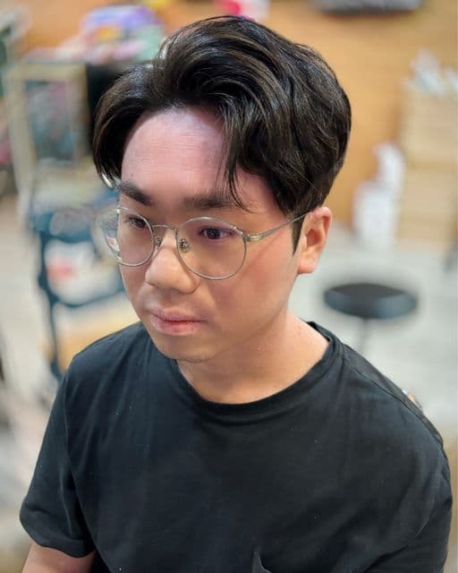 男生短髮、男生燙髮、簡單好整理