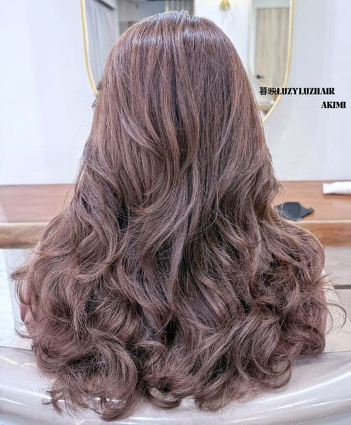 女生長髮、長瀏海、女生染髮