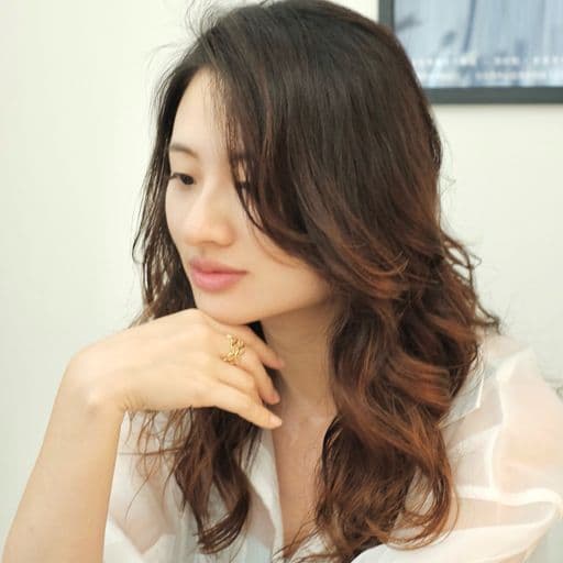女生長髮、長瀏海、女生燙髮