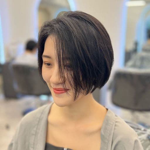 女生中長髮、台北剪髮、大安區剪髮