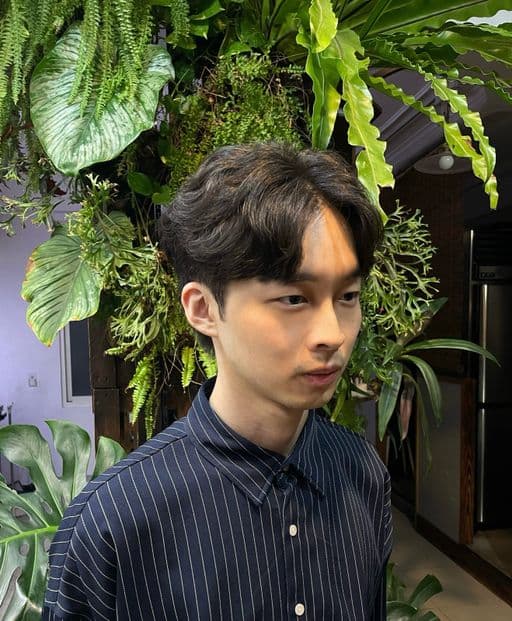男生短髮、男生燙髮、冷燙