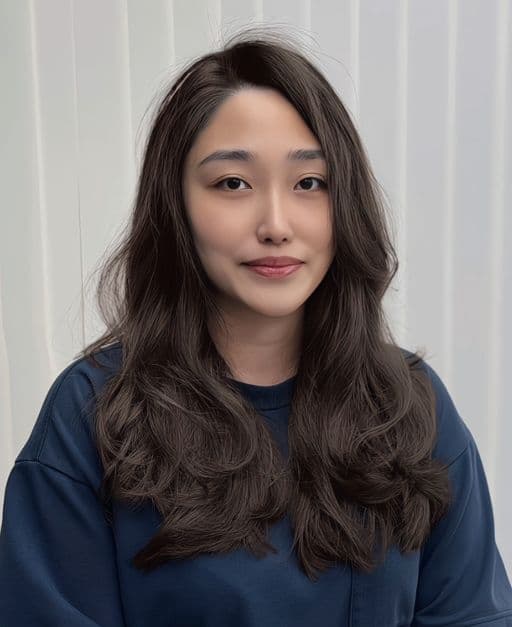 女生長髮、長瀏海、女生燙髮