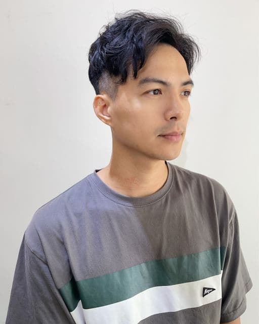 男生短髮、男生燙髮、冷燙