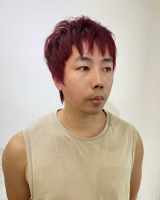 男生短髮、短瀏海、男生染髮